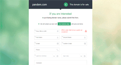 Desktop Screenshot of pandem.com